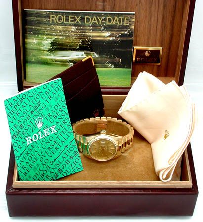 Foto 3 - Original Hr Rolex Daydate Gold Geprüft Neuw., U1743
